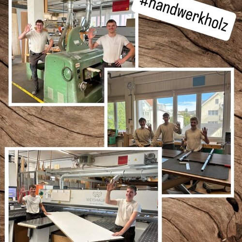 Unsere Lernenden zeigen Leidenschaft fürs #handwerkholz #weishaupt_innenausbau #teamweishaupt #schreinerinefz #lernende...